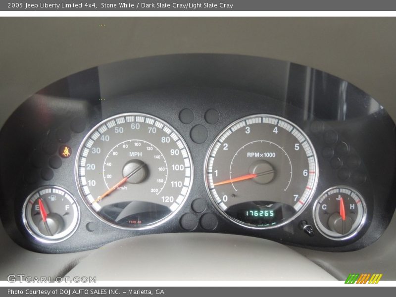 Stone White / Dark Slate Gray/Light Slate Gray 2005 Jeep Liberty Limited 4x4