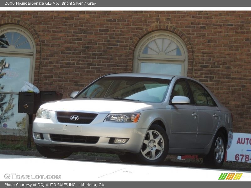 Bright Silver / Gray 2006 Hyundai Sonata GLS V6