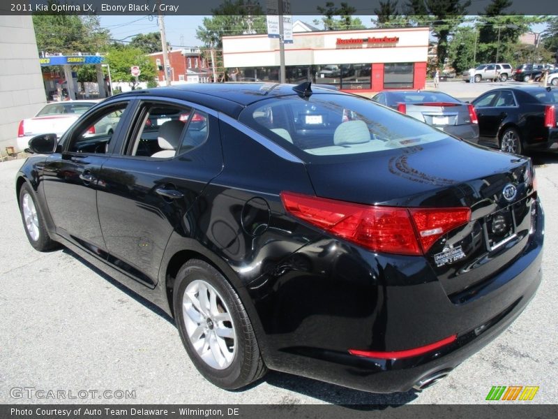 Ebony Black / Gray 2011 Kia Optima LX