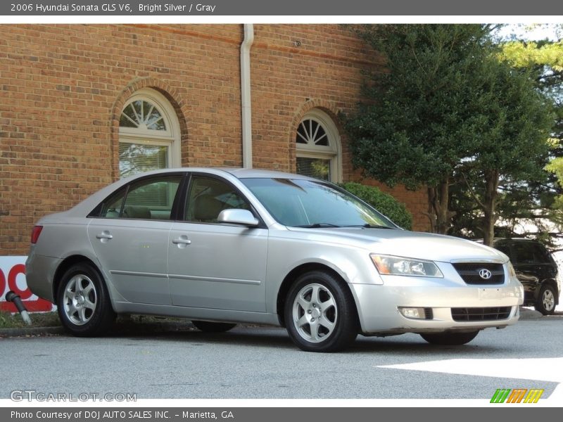 Bright Silver / Gray 2006 Hyundai Sonata GLS V6