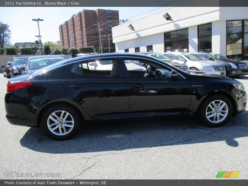 Ebony Black / Gray 2011 Kia Optima LX