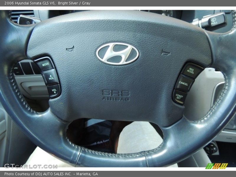 Bright Silver / Gray 2006 Hyundai Sonata GLS V6
