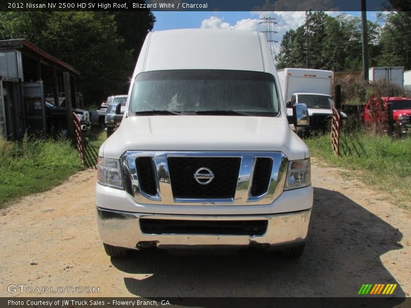 Blizzard White / Charcoal 2012 Nissan NV 2500 HD SV High Roof