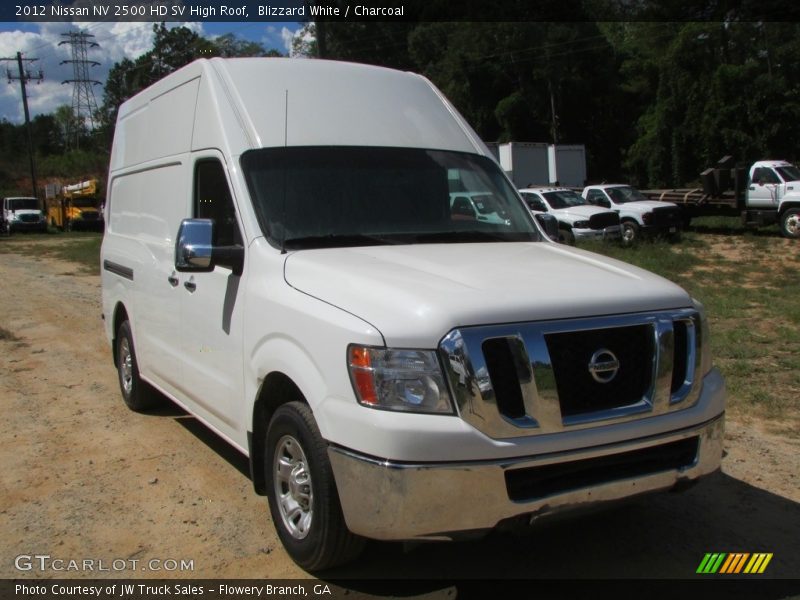 Blizzard White / Charcoal 2012 Nissan NV 2500 HD SV High Roof
