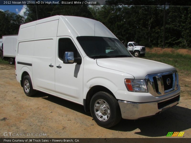 Blizzard White / Charcoal 2012 Nissan NV 2500 HD SV High Roof