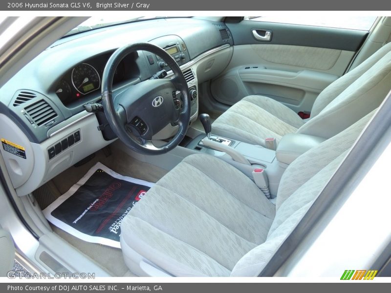 Bright Silver / Gray 2006 Hyundai Sonata GLS V6