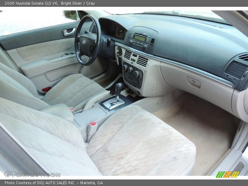 Bright Silver / Gray 2006 Hyundai Sonata GLS V6