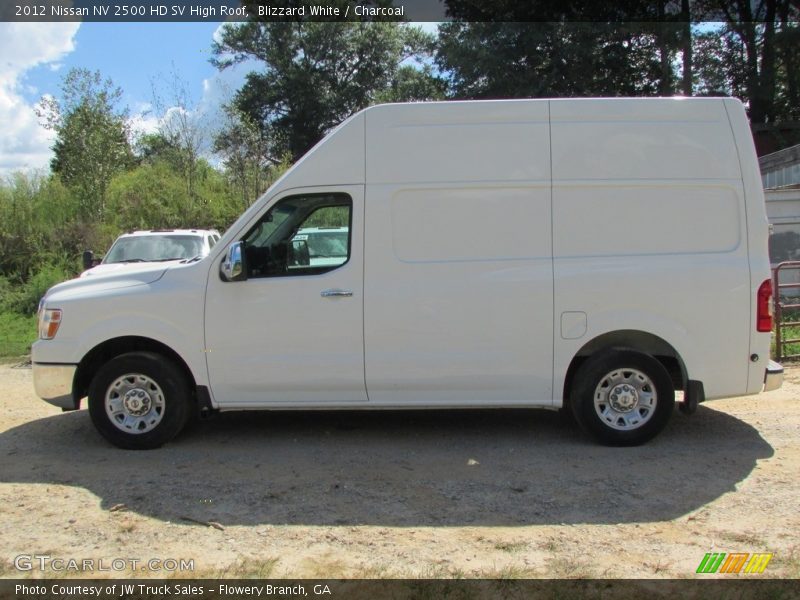 Blizzard White / Charcoal 2012 Nissan NV 2500 HD SV High Roof