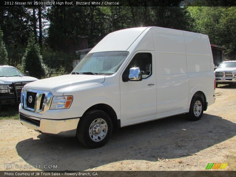 Blizzard White / Charcoal 2012 Nissan NV 2500 HD SV High Roof