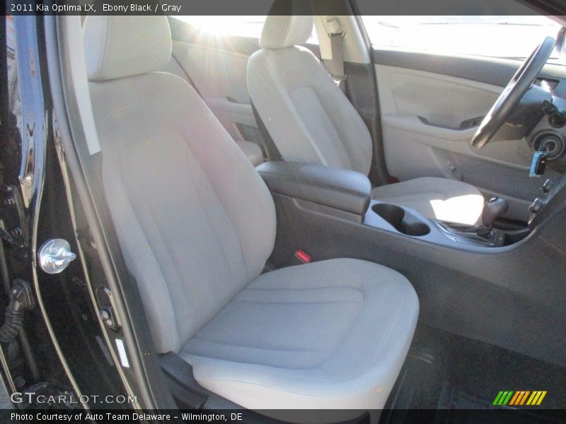 Ebony Black / Gray 2011 Kia Optima LX