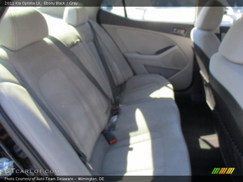 Ebony Black / Gray 2011 Kia Optima LX