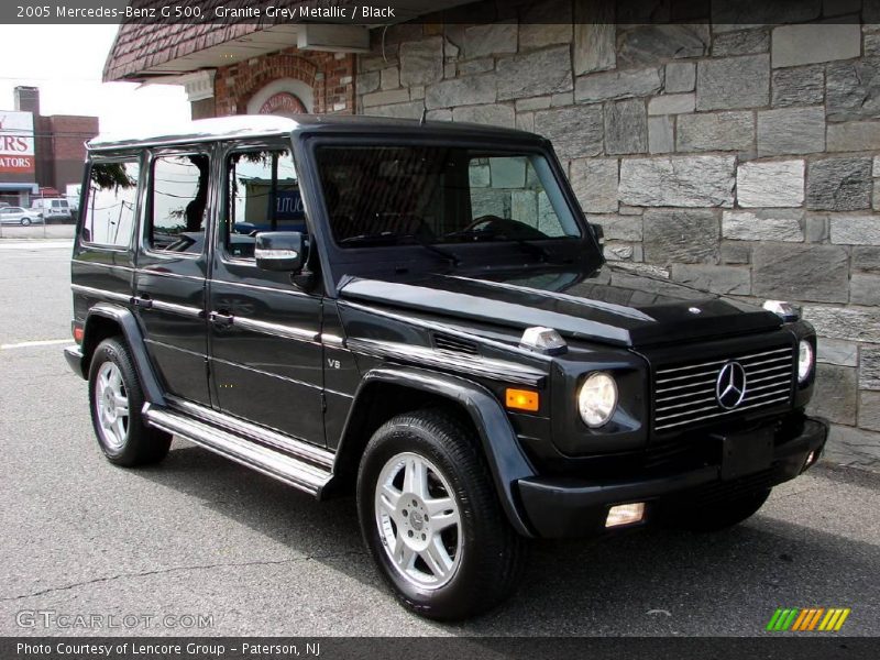 Granite Grey Metallic / Black 2005 Mercedes-Benz G 500