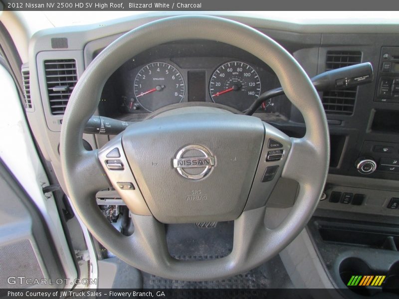 Blizzard White / Charcoal 2012 Nissan NV 2500 HD SV High Roof