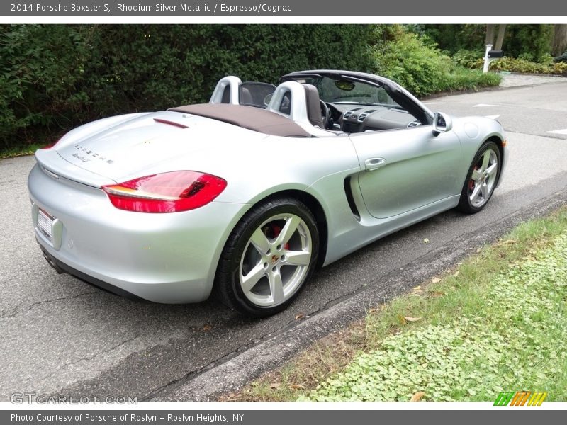 Rhodium Silver Metallic / Espresso/Cognac 2014 Porsche Boxster S