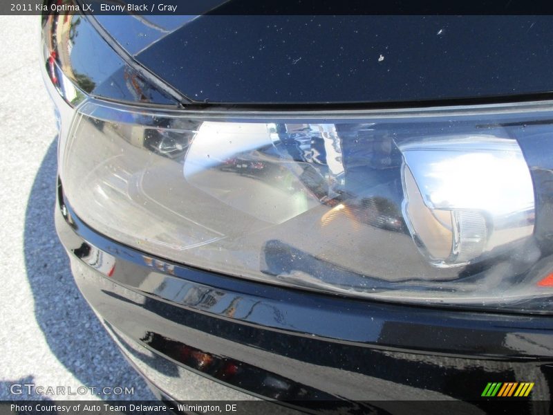 Ebony Black / Gray 2011 Kia Optima LX