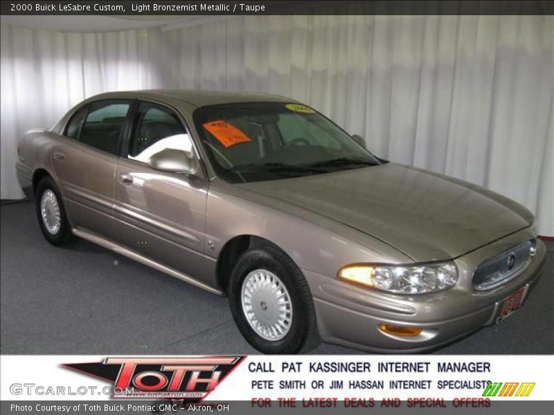 Light Bronzemist Metallic / Taupe 2000 Buick LeSabre Custom