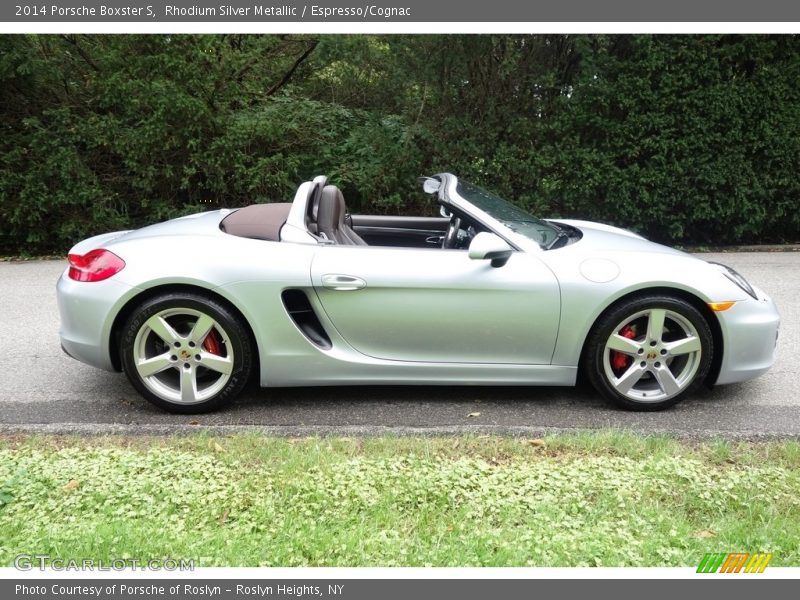 Rhodium Silver Metallic / Espresso/Cognac 2014 Porsche Boxster S