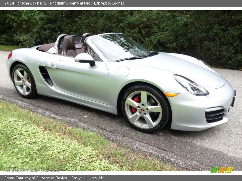 Rhodium Silver Metallic / Espresso/Cognac 2014 Porsche Boxster S