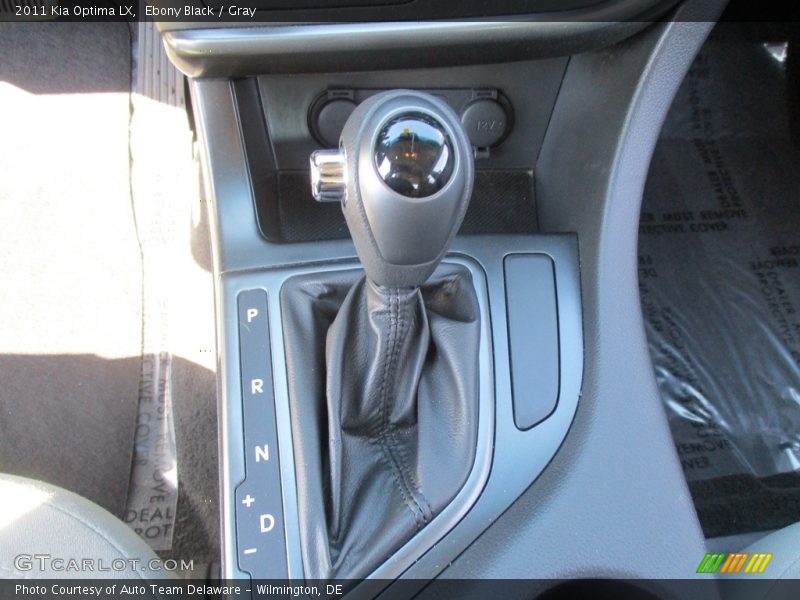 Ebony Black / Gray 2011 Kia Optima LX