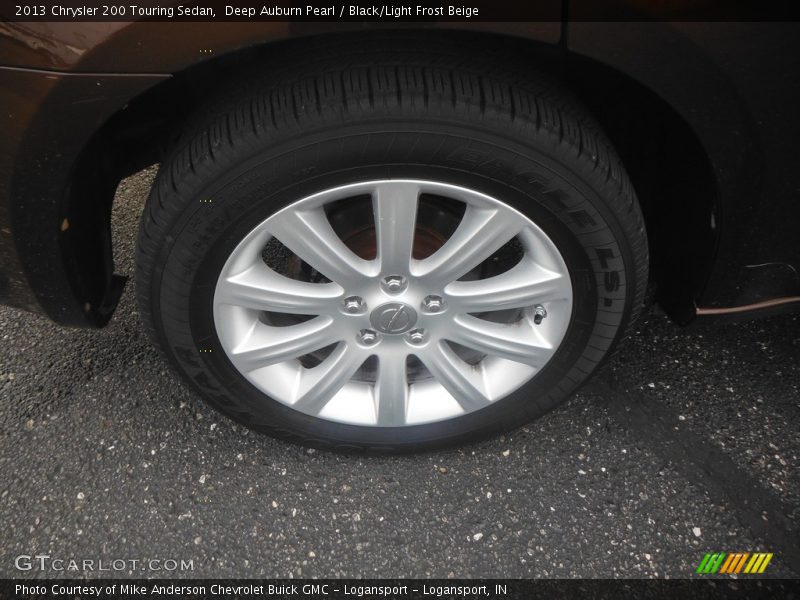 Deep Auburn Pearl / Black/Light Frost Beige 2013 Chrysler 200 Touring Sedan