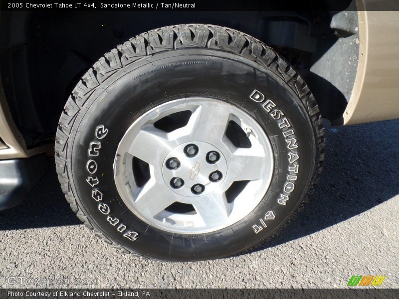 Sandstone Metallic / Tan/Neutral 2005 Chevrolet Tahoe LT 4x4