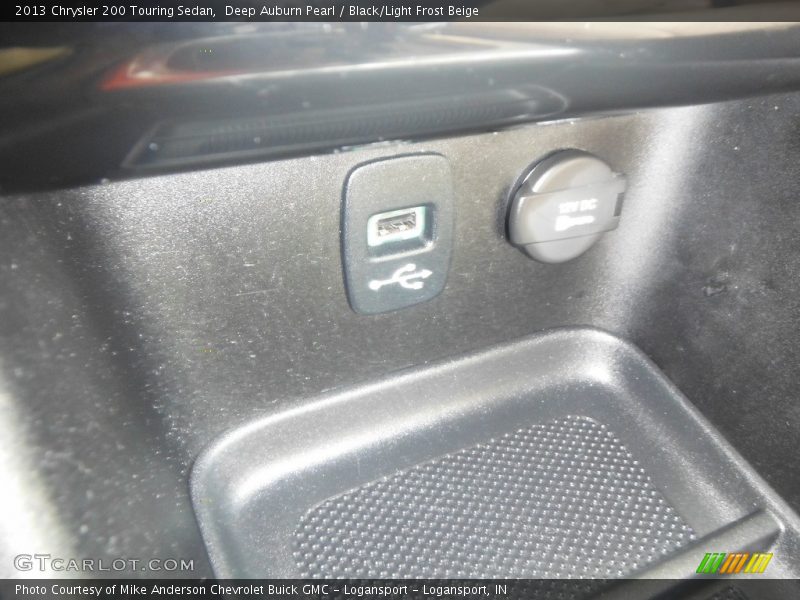 Deep Auburn Pearl / Black/Light Frost Beige 2013 Chrysler 200 Touring Sedan