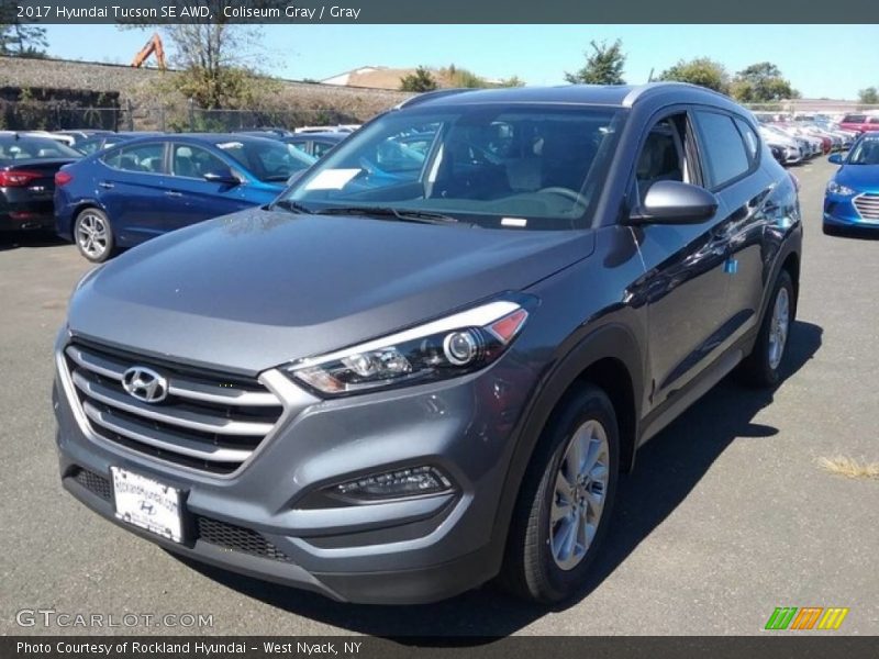 Coliseum Gray / Gray 2017 Hyundai Tucson SE AWD