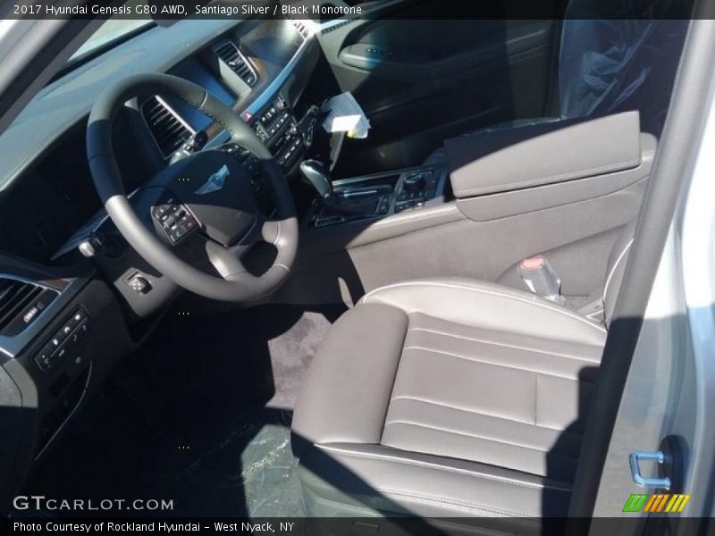 Santiago Silver / Black Monotone 2017 Hyundai Genesis G80 AWD