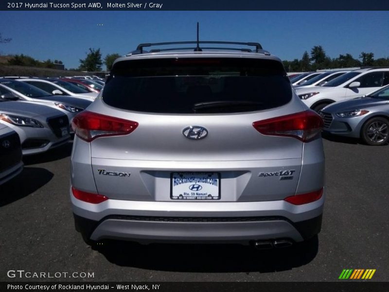 Molten Silver / Gray 2017 Hyundai Tucson Sport AWD