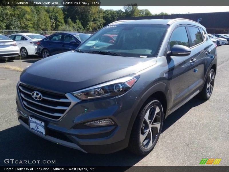 Coliseum Gray / Black 2017 Hyundai Tucson Sport AWD