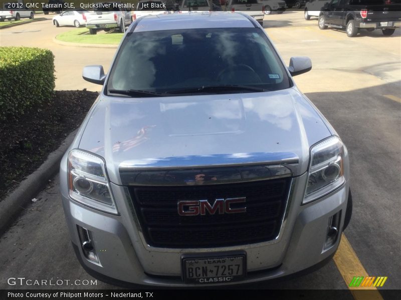 Quicksilver Metallic / Jet Black 2012 GMC Terrain SLE