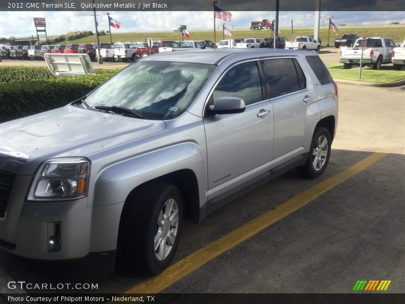 Quicksilver Metallic / Jet Black 2012 GMC Terrain SLE