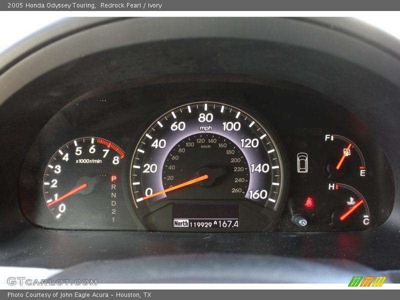 Redrock Pearl / Ivory 2005 Honda Odyssey Touring