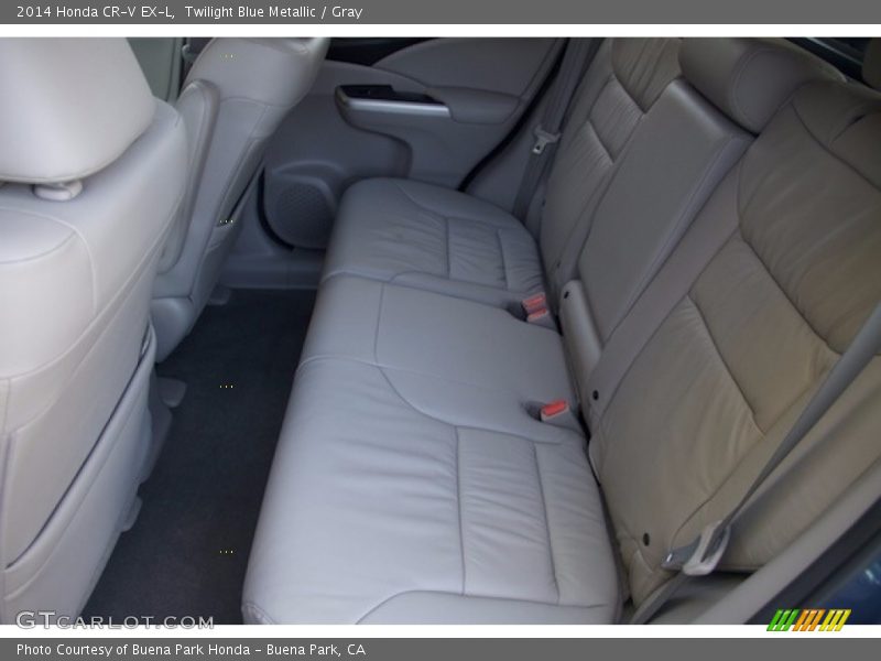 Twilight Blue Metallic / Gray 2014 Honda CR-V EX-L