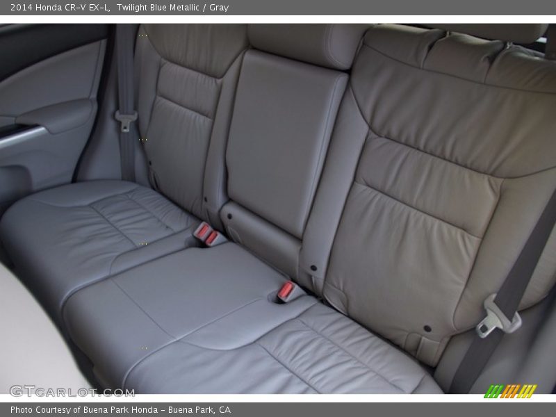 Twilight Blue Metallic / Gray 2014 Honda CR-V EX-L