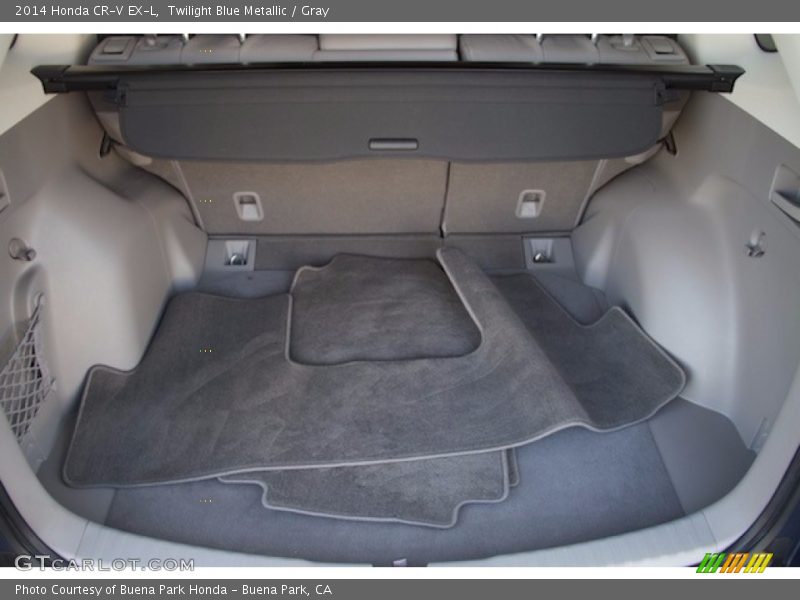 Twilight Blue Metallic / Gray 2014 Honda CR-V EX-L
