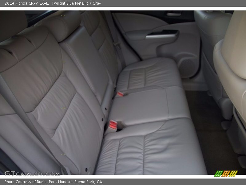 Twilight Blue Metallic / Gray 2014 Honda CR-V EX-L