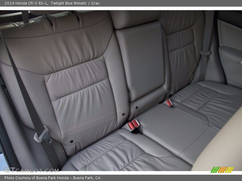 Twilight Blue Metallic / Gray 2014 Honda CR-V EX-L