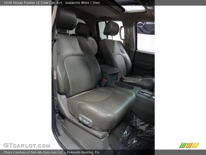 Avalanche White / Steel 2006 Nissan Frontier LE Crew Cab 4x4