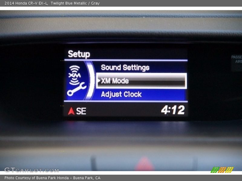 Twilight Blue Metallic / Gray 2014 Honda CR-V EX-L