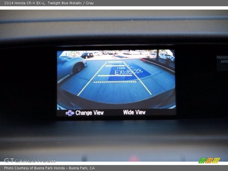 Twilight Blue Metallic / Gray 2014 Honda CR-V EX-L