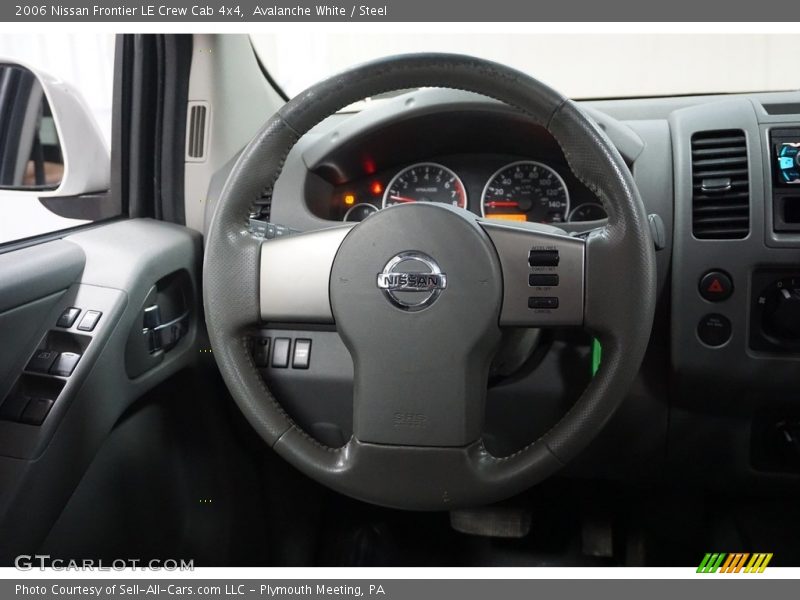 Avalanche White / Steel 2006 Nissan Frontier LE Crew Cab 4x4