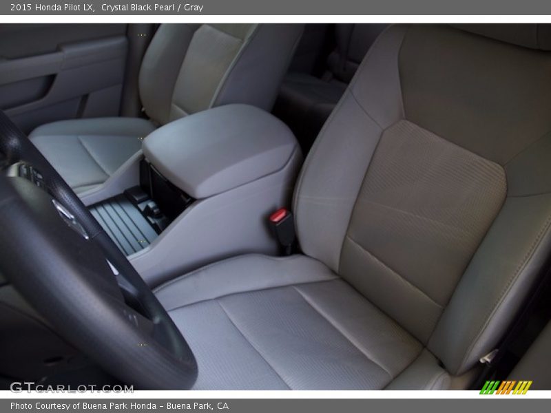 Crystal Black Pearl / Gray 2015 Honda Pilot LX