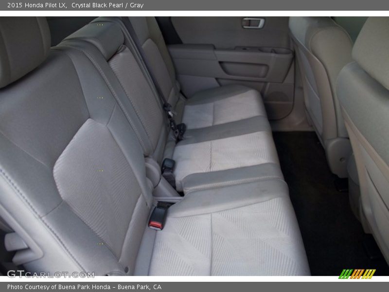 Crystal Black Pearl / Gray 2015 Honda Pilot LX