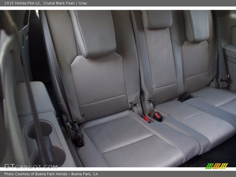 Crystal Black Pearl / Gray 2015 Honda Pilot LX
