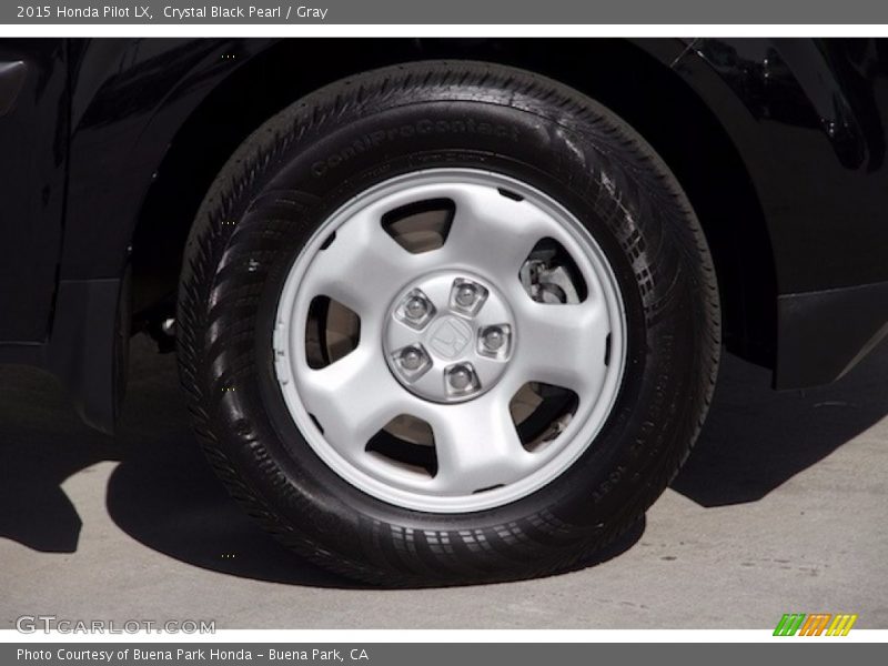 Crystal Black Pearl / Gray 2015 Honda Pilot LX