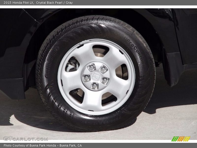 Crystal Black Pearl / Gray 2015 Honda Pilot LX