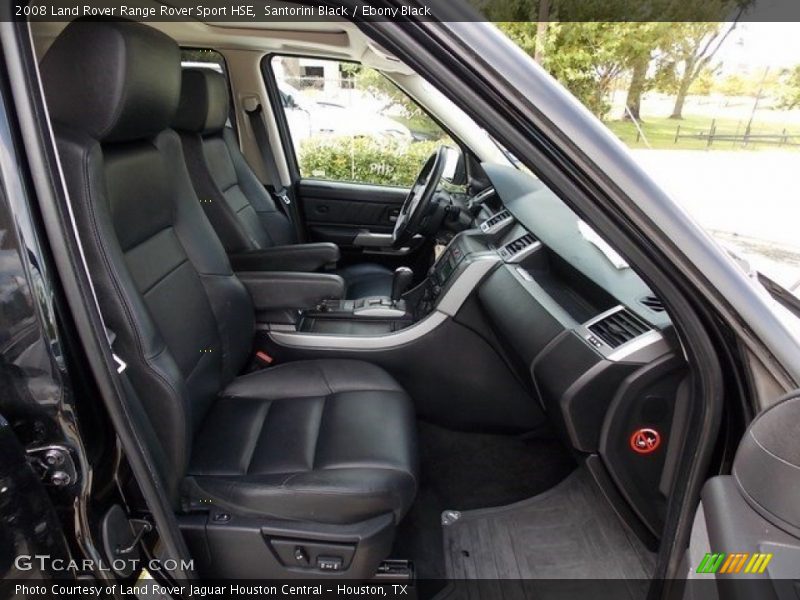 Santorini Black / Ebony Black 2008 Land Rover Range Rover Sport HSE