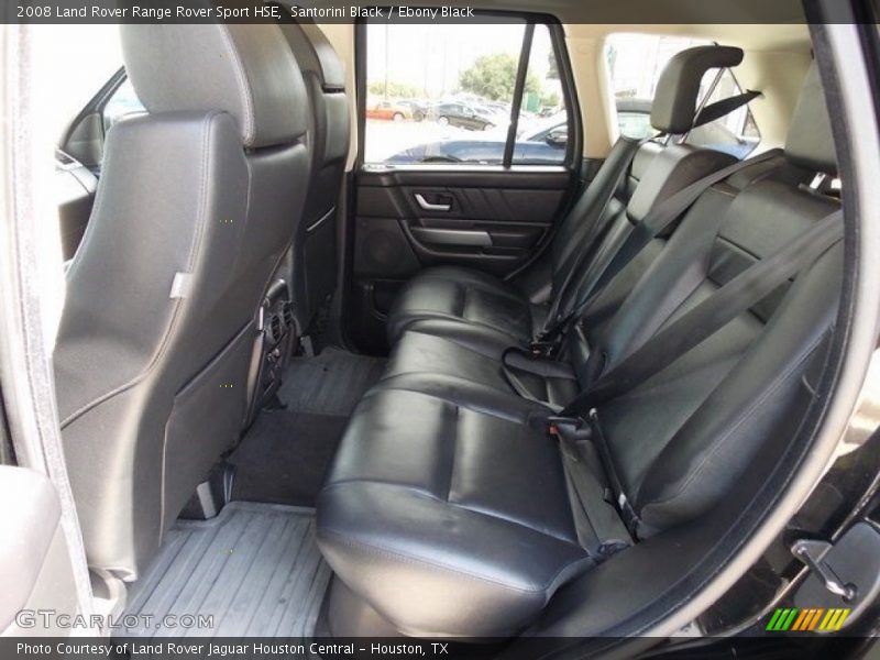 Santorini Black / Ebony Black 2008 Land Rover Range Rover Sport HSE