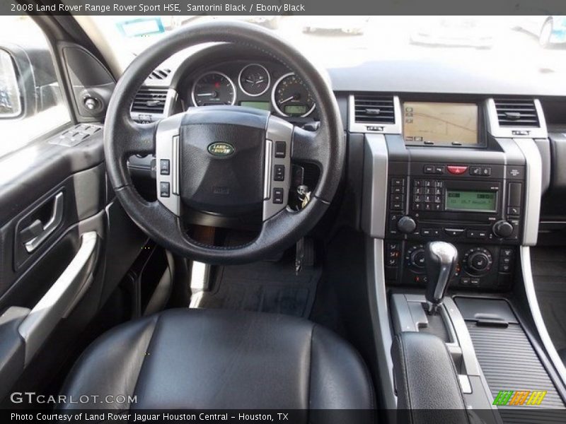 Santorini Black / Ebony Black 2008 Land Rover Range Rover Sport HSE